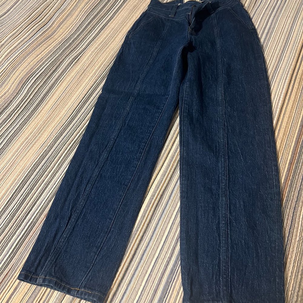 Madewell The Perfect Vintage Jean Size 24 BARELY WORN in cute piping style
